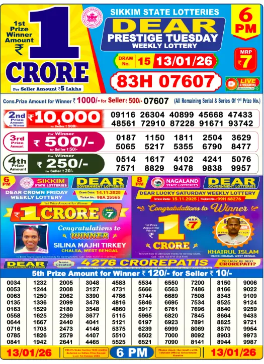 dear-lottery-sambad-6-pm-13-january-2026-winner-list