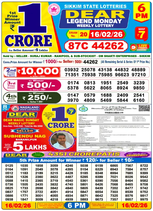 dear-lottery-sambad-6-pm-16-February-2026-winner-list