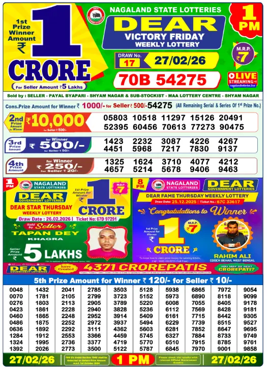 dear-lottery-sambad-1-pm-27-February-2026-winner-list