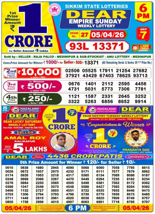 dear-lottery-sambad-6-pm-5-April-2026-winner-list