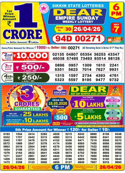 dear-lottery-sambad-6-pm-26-april-2026-winner-list