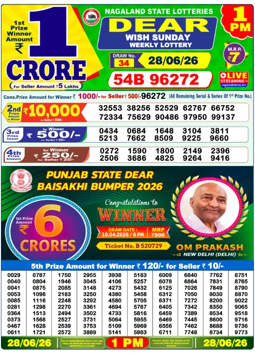 dear-lottery-sambad-1-pm-28-june-2026-winner-list