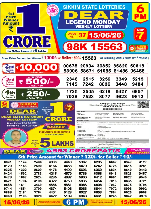 dear-lottery-sambad-6-pm-15-june-2026-winner-list