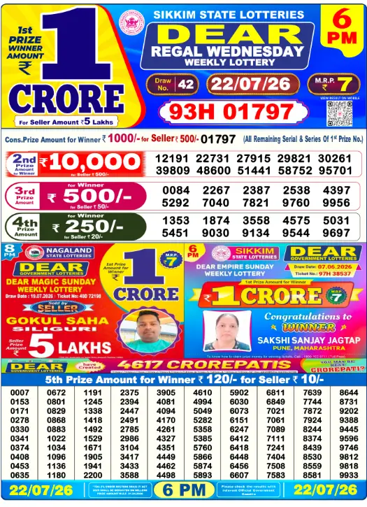 dear-lottery-sambad-6-pm-22-july-2026-winner-list