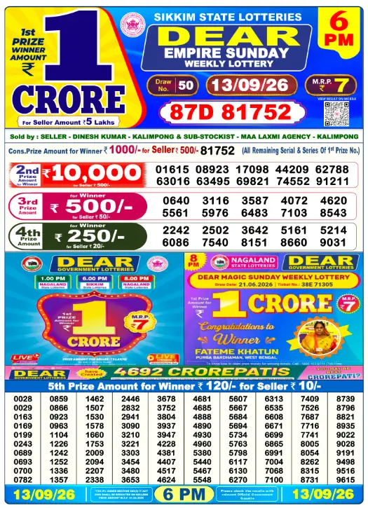 dear-lottery-sambad-6-pm-13-september-2026-winner-list