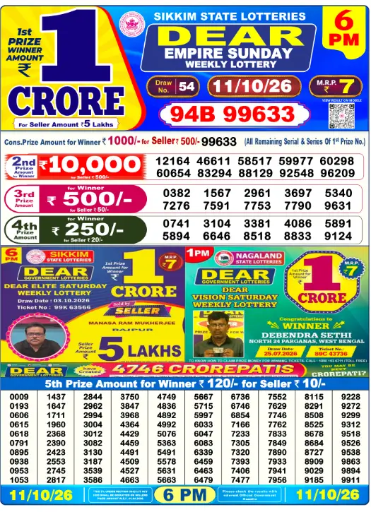 dear-lottery-sambad-6-pm-11-october-2026-winner-list